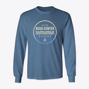Rush Center Kansas Color Fade Classic Long Sleeve T-Shirt