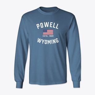 Powell Wyoming Patriot Classic Long Sleeve T-Shirt