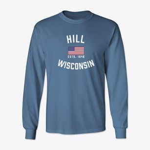 Hill Wisconsin Patriot Classic Long Sleeve T-Shirt