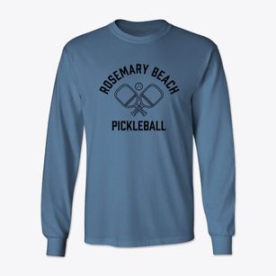 Rosemary Beach Florida Pickleball Classic Long Sleeve T-Shirt
