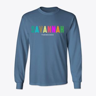 Savannah Tennessee Color Pop Classic Long Sleeve T-Shirt