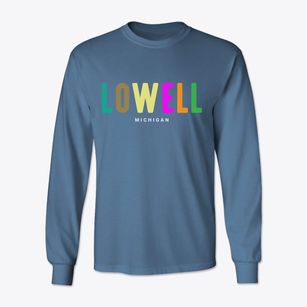 Lowell Michigan Color Pop Classic Long Sleeve T-Shirt