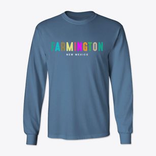 Farmington New Mexico Color Pop Classic Long Sleeve T-Shirt