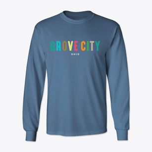 Grove City Ohio Color Pop Classic Long Sleeve T-Shirt