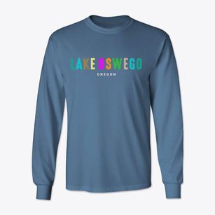 Lake Oswego Oregon Color Pop Classic Long Sleeve T-Shirt