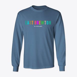 East Brewton Alabama Color Pop Classic Long Sleeve T-Shirt