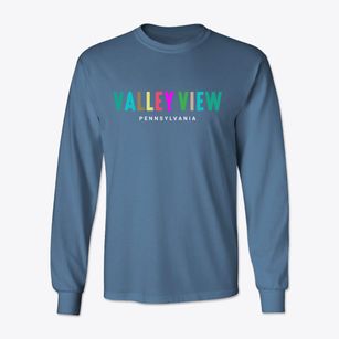Valley View Pennsylvania Color Pop Classic Long Sleeve T-Shirt