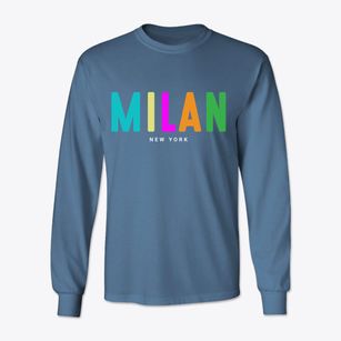 Milan New York Color Pop Classic Long Sleeve T-Shirt