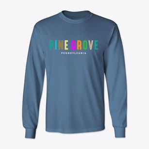 Pine Grove Pennsylvania Color Pop Classic Long Sleeve T-Shirt
