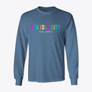 Sea Isle City New Jersey Color Pop Classic Long Sleeve T-Shirt