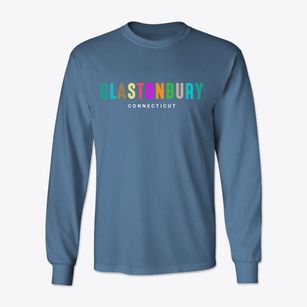 Glastonbury Connecticut Color Pop Classic Long Sleeve T-Shirt