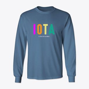 Iota Louisiana Color Pop Classic Long Sleeve T-Shirt