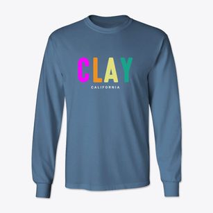 Clay California Color Pop Classic Long Sleeve T-Shirt