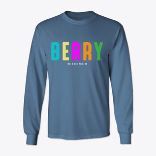 Berry Wisconsin Color Pop Classic Long Sleeve T-Shirt