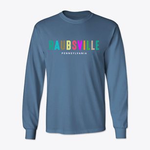 Raubsville Pennsylvania Color Pop Classic Long Sleeve T-Shirt