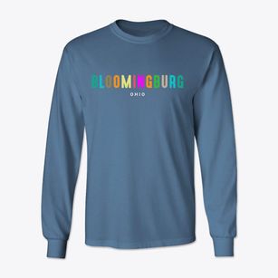 Bloomingburg Ohio Color Pop Classic Long Sleeve T-Shirt