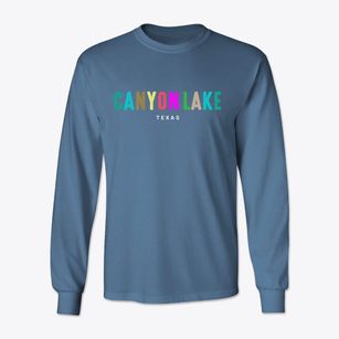 Canyon Lake Texas Color Pop Classic Long Sleeve T-Shirt