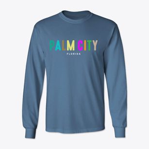Palm City Florida Color Pop Classic Long Sleeve T-Shirt