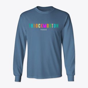 Throckmorton Texas Color Pop Classic Long Sleeve T-Shirt