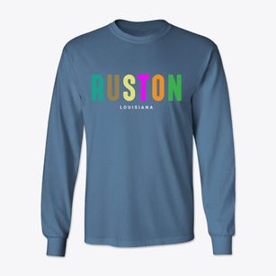 Ruston Louisiana Color Pop Classic Long Sleeve T-Shirt