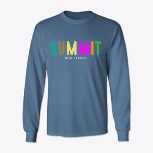 Summit New Jersey Color Pop Classic Long Sleeve T-Shirt