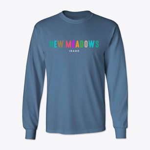 New Meadows Idaho Color Pop Classic Long Sleeve T-Shirt