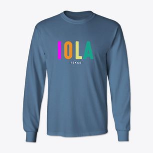 Iola Texas Color Pop Classic Long Sleeve T-Shirt