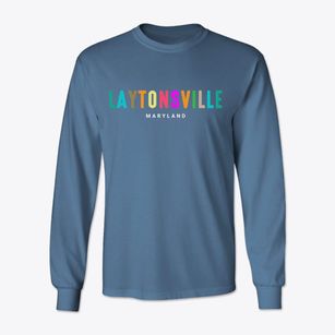 Laytonsville Maryland Color Pop Classic Long Sleeve T-Shirt