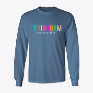 Tyringham Massachusetts Color Pop Classic Long Sleeve T-Shirt
