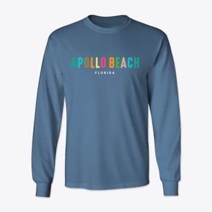 Apollo Beach Florida Color Pop Classic Long Sleeve T-Shirt
