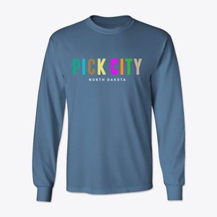 Pick City North Dakota Color Pop Classic Long Sleeve T-Shirt