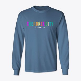 Cherokee City Arkansas Color Pop Classic Long Sleeve T-Shirt