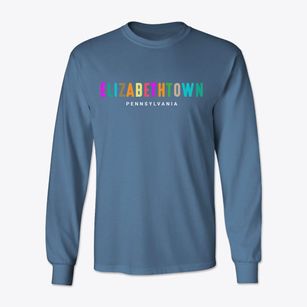 Elizabethtown Pennsylvania Color Pop Classic Long Sleeve T-Shirt