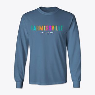 Farmersville California Color Pop Classic Long Sleeve T-Shirt