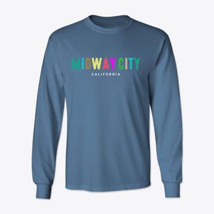 Midway City California Color Pop Classic Long Sleeve T-Shirt