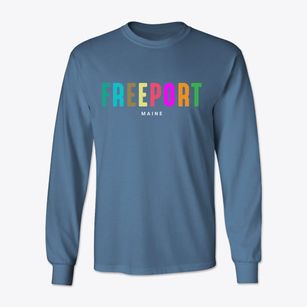 Freeport Maine Color Pop Classic Long Sleeve T-Shirt
