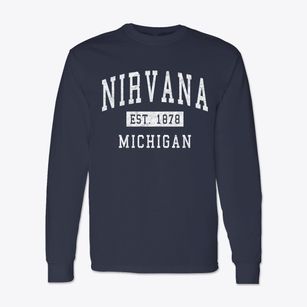 Nirvana Michigan Classic Established Classic Long Sleeve T-Shirt