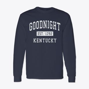Goodnight Kentucky Classic Established Classic Long Sleeve T-Shirt