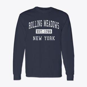 Rolling Meadows New York Classic Established Classic Long Sleeve T-Shirt