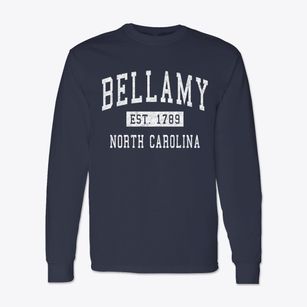Bellamy North Carolina Classic Established Classic Long Sleeve T-Shirt