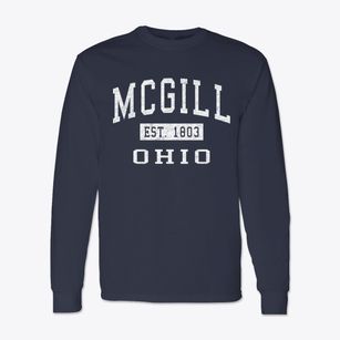 Mcgill Ohio Classic Established Classic Long Sleeve T-Shirt