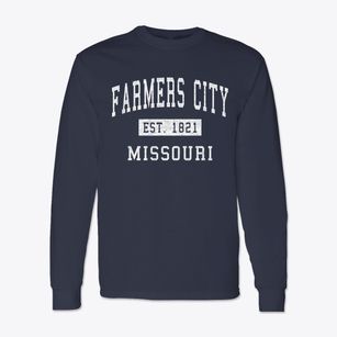 Farmers City Missouri Classic Established Classic Long Sleeve T-Shirt