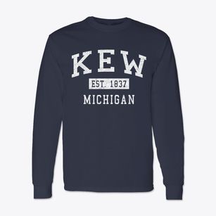 Kew Michigan Classic Established Classic Long Sleeve T-Shirt