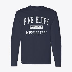 Pine Bluff Mississippi Classic Established Classic Long Sleeve T-Shirt