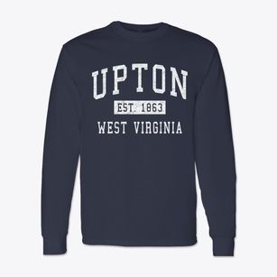 Upton West Virginia Classic Established Classic Long Sleeve T-Shirt