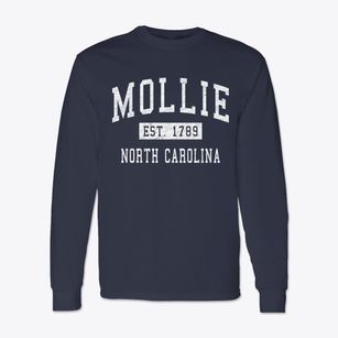Mollie North Carolina Classic Established Classic Long Sleeve T-Shirt