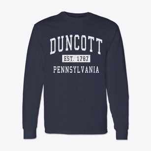 Duncott Pennsylvania Classic Established Classic Long Sleeve T-Shirt