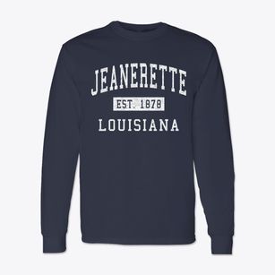 Jeanerette Louisiana Classic Established Classic Long Sleeve T-Shirt