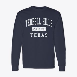 Terrell Hills Texas Classic Established Classic Long Sleeve T-Shirt