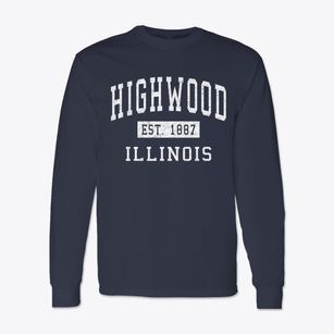 Highwood Illinois Classic Established Classic Long Sleeve T-Shirt